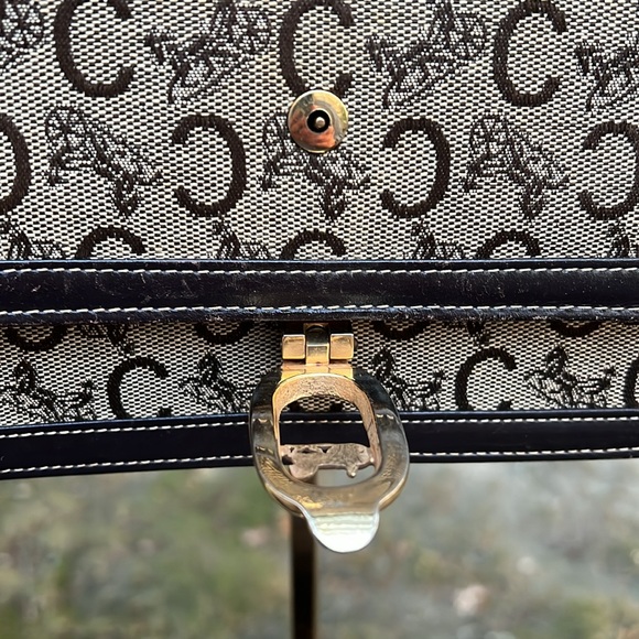 Celine Vintage Shoulder Bag with Horse and Carriage Good Condition GUC - Picture 6 of 12